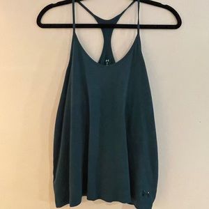Under Armor thin strapped racer back workout tank top